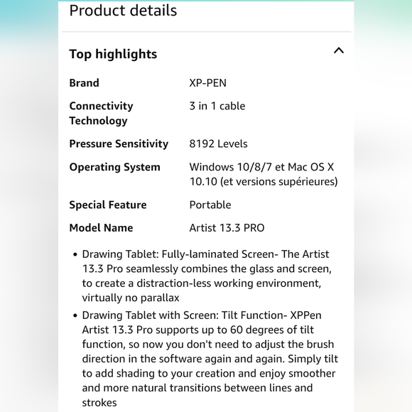 XP-Pen Drawing Tablet 13.3 Pro Graphics - Picture 11 of 13